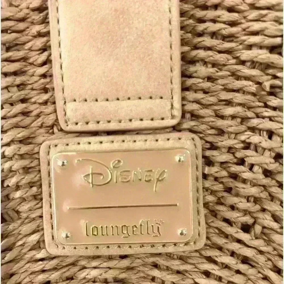 Loungefly Disney Straw Circle Straw Tote - Picture 3 of 5